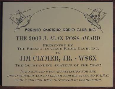 2003 J. Alan Ross Award!